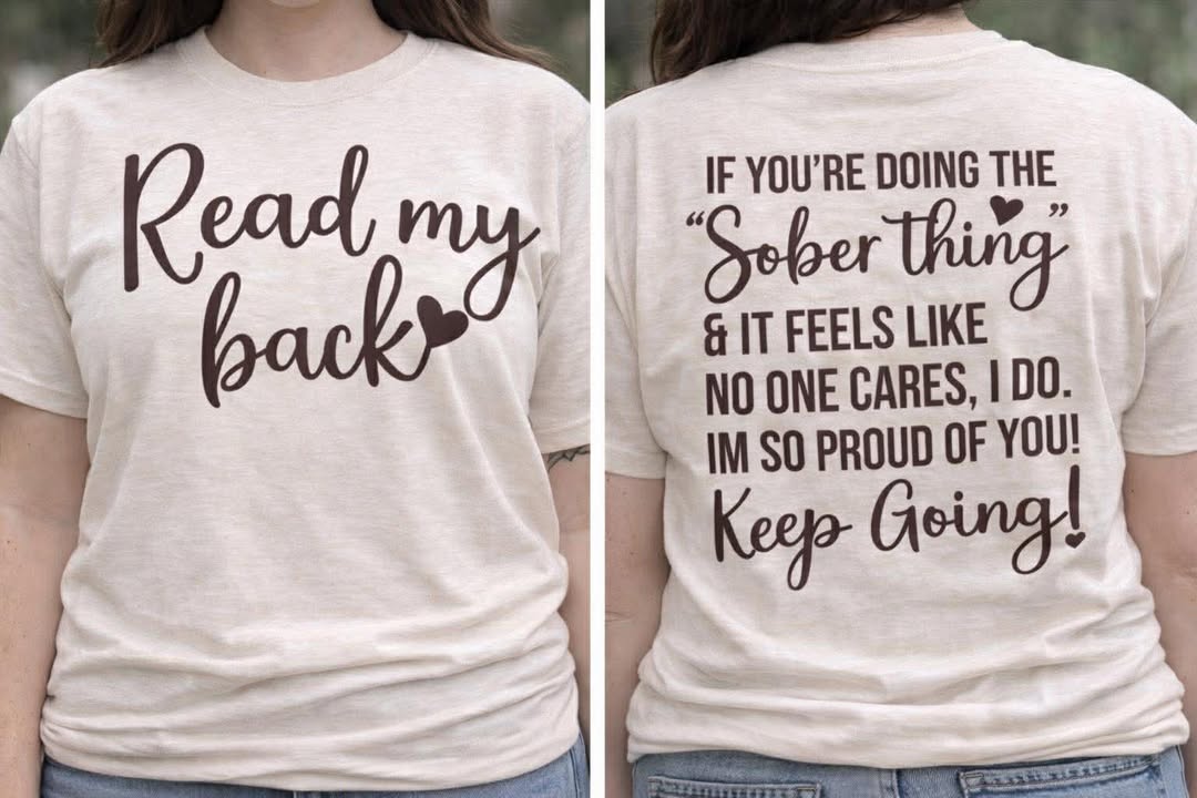 Read My Back — Sober Tee
