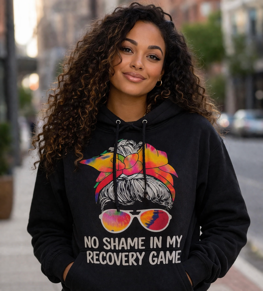 NO SHAME — RECOVERY GAME HOODIE